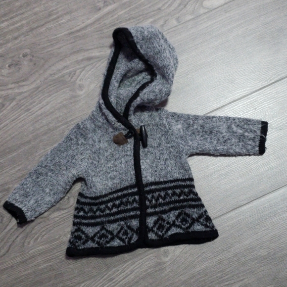 Carter's black & grey hoodie - Picture 1 of 1